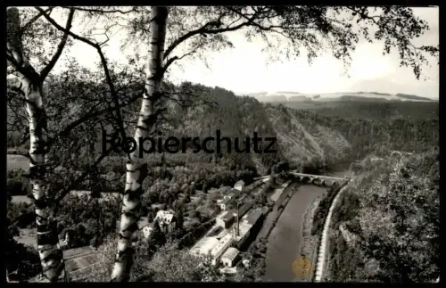 ÄLTERE POSTKARTE ZIEGENRÜCK SAALE AN DER FÄHRKLIPPE Klippe Thüringen cpa postcard AK Ansichtskarte