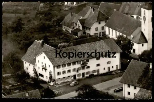 ÄLTERE POSTKARTE BIRKENDORF GAST- UND PENSIONSHAUS ZUM HIRSCHEN VW Käfer Anna Rebmann Ühlingen-Birkendorf cpa postcard