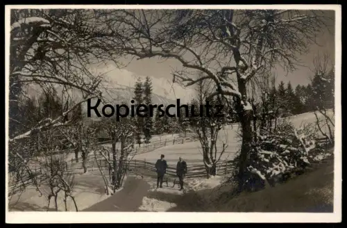 ALTE POSTKARTE VOLDERTAL RODELBAHN b. Volders Hall Tirol Schlitten luge traineau sleigh coasting slide Winter snow neige