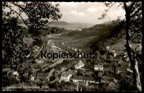 ÄLTERE POSTKARTE MÜRLENBACH EIFEL GEROLSTEIN Bahnstrecke Stellwerk Bahnhof Eisenbahn Railway chemin de fer postcard
