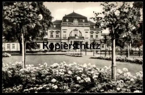 ÄLTERE POSTKARTE BAD ROTHENFELDE BADEHAUS 1959 bath house bathhouse Blumen flowers cpa postcard AK Ansichtskarte