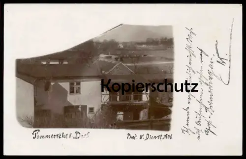 ALTE FOTO POSTKARTE POMMERSCHES DORF GROSS-BREMERHAGEN Poststempel Stralsund 1908 Bauernhaus cpa postcard Sundhagen AK