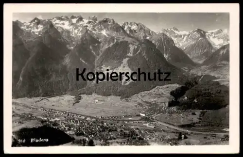 ALTE POSTKARTE BLUDENZ PANORAMA VORARLBERG Österreich Austria Autriche cpa postcard AK Ansichtskarte