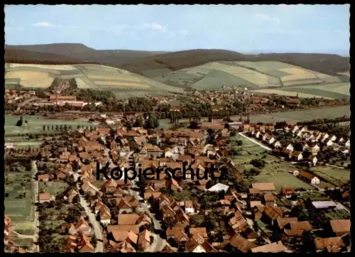 ÄLTERE POSTKARTE FREDEN AN DER LEINE LUFTBILD FLIEGERAUFNAHME PANORAMA cpa postcard Ansichtskarte AK