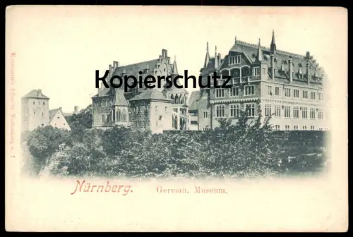 ALTE POSTKARTE NÜRNBERG GERMANISCHES MUSEUM cpa postcard AK Ansichtskarte
