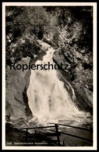 ALTE POSTKARTE STARZLACHKLAMM BEI SONTHOFEN WASSERFALL Klamm Couloir Gorge Ansichtskarte AK cpa postcard