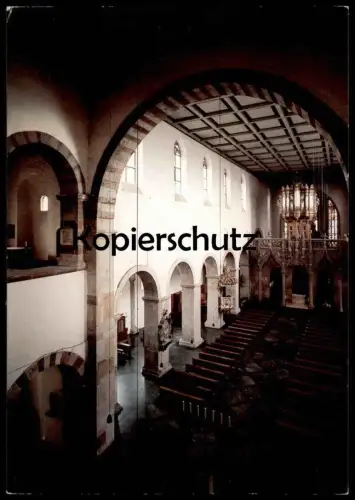 ÄLTERE POSTKARTE KÖLN ST. PANTALEON WEIHE 980 WESTWERK MIT MITTELSCHIFF ORGEL Kirche church orgue organ cpa postcard AK