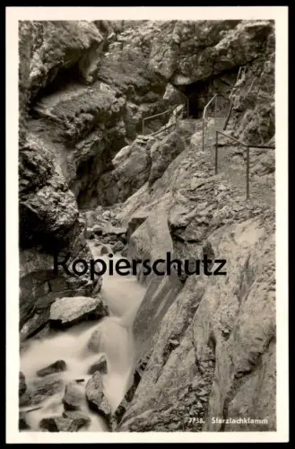 ALTE POSTKARTE STARZLACHKLAMM BEI SONTHOFEN Klamm Couloir Gorge Ansichtskarte AK cpa postcard