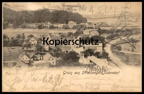 ALTE POSTKARTE GRUSS AUS STRASSENGEL-JUDENDORF BEI GRAZ ÖSTERREICH postcard AK Ansichtskarte cpa