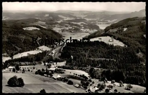 ÄLTERE POSTKARTE FELDBERG-BÄRENTAL TITISEE-BLICK Eisenbahn Chemin de fer Railway Schwarzwald Ansichtskarte postcard cpa
