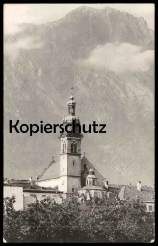 ALTE POSTKARTE HALL IN TIROL STIFTSKIRCHE Kirche Church Église cpa postcard AK Ansichtskarte