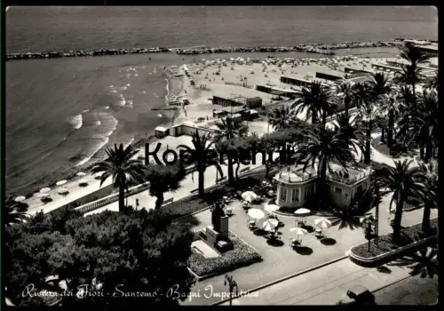 ÄLTERE POSTKARTE RIVIERA DEI FIORI SANREMO BAGNI IMPERATRICE Monument Italia Italy cartolina cpa postcard Ansichtskarte