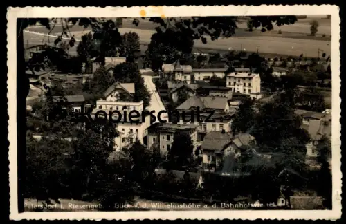 ALTE POSTKARTE PETERSDORF IM RIESENGEBIRGE BAHNHOFSVIERTEL PIECHOWICE Eisenbahn Chemin de fer Railway Schlesien postcard