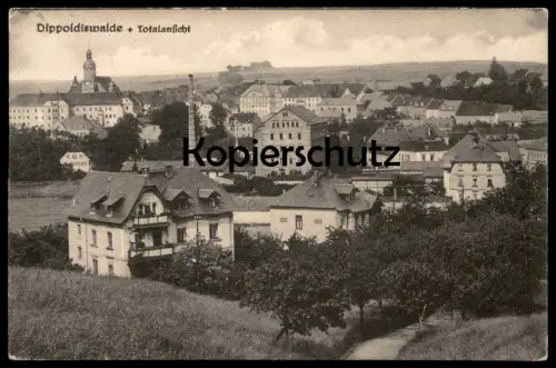 ALTE POSTKARTE DIPPOLDISWALDE TOTALANSICHT 1926 PANORAMA TOTAL Ansichtskarte AK postcard cpa