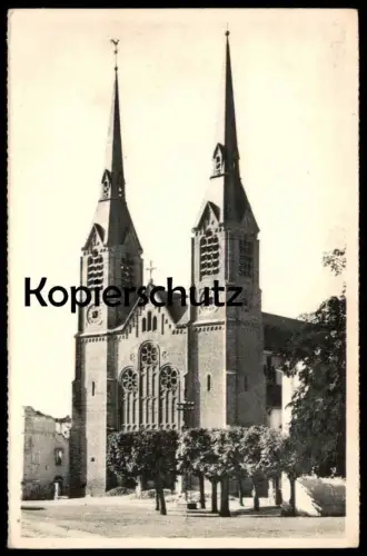 ALTE POSTKARTE DIEKIRCH ÉGLISE SAINT-LAURENT Kirche church Luxemburg Luxembourg cpa postcard Ansichtskarte AK