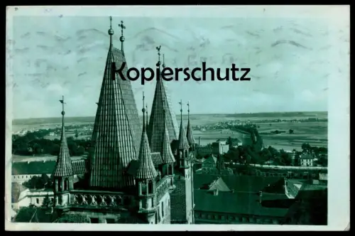 ALTE POSTKARTE HRADEC KRALOVE FELDPOST 1943 STEMPEL FLIEGERHORST VERFASSER BESCHREIBT DIENSTBETRIEB Königgrätz postcard