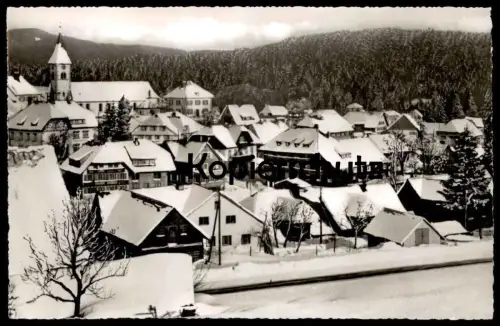 ÄLTERE POSTKARTE ALTGLASHÜTTEN KURHAUS HIRSCHEN WINTER SCHNEE SCHWARZWALD Feldberg snow black forest Altglashuetten cpa