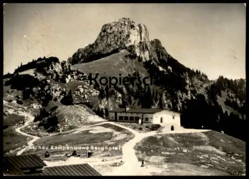 ÄLTERE POSTKARTE ASCHAU KAMPENWAND BERGHOTEL HOTEL Bayern cpa postcard AK Ansichtskarte