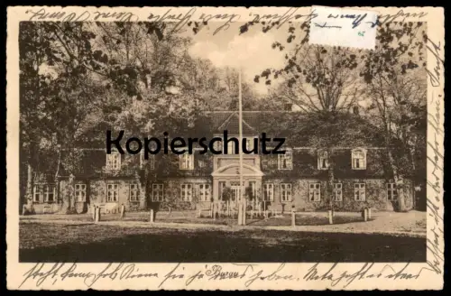 ALTE POSTKARTE GUT BÜRAU NEUKIRCHEN SCHLESWIG-HOLSTEIN Hofgut Burau postcard cpa Ansichtskarte AK