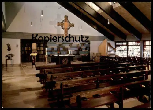 ÄLTERE POSTKARTE KIRCHE ST. OLIVER ALTENAU ALTAR ORGEL interieur l'eglise church orgue organ cpa postcard Ansichtskarte