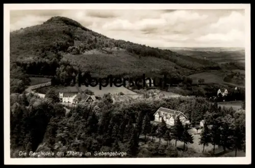 ÄLTERE POSTKARTE DIE BERGHOTELS AM ÖLBERG IM SIEBENGEBIRGE Königswinter Bonn cpa postcard AK Ansichtskarte