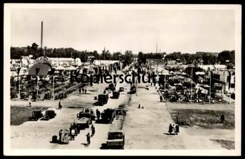 ALTE POSTKARTE LEIPZIG 1939 REICHSNÄHRSTANDSSCHAU Messe Fahr Trecker Traktor tractor tracteur LKW pickup camion cpa AK