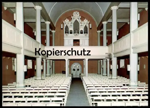 POSTKARTE BAD NENNDORF ST.-GODEHARDI KIRCHE ORGELPROSPEKT AUS DER BAROCKZEIT ORGEL interieur l'église orgue organ church