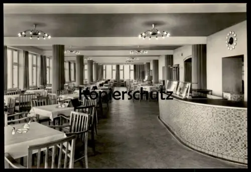 ÄLTERE POSTKARTE KLINGENTHAL SACHSEN HO-SPORTHOTEL WALDGUT Interieur Aschberg Ansichtskarte cpa postcard AK