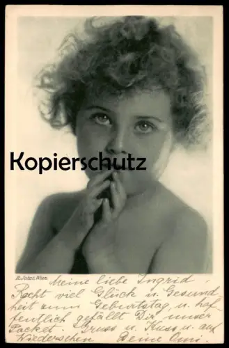 ALTE POSTKARTE WIENER KINDER R. JOBST WIEN Kind Mädchen enfant jeune femme young girl child cpa postcard Ansichtskarte