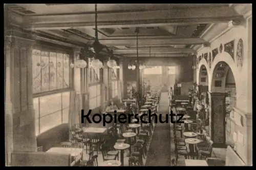 ALTE POSTKARTE MÜNSTER CAFÉ WAGNER INH. WILH. HOFMEISTER Feldpost Täglich Künstler-Konzert cpa postcard AK Anischtskarte