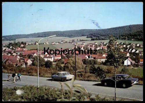 ÄLTERE POSTKARTE KNÜLLWALD REMSFELD FORD OPEL ? cars car Auto Autos voiture voitures cpa postcard AK Ansichtskarte