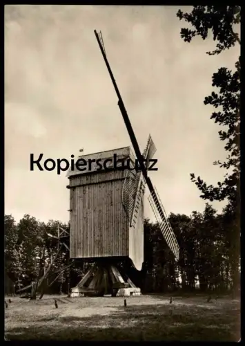ÄLTERE POSTKARTE KOMMERN EIFEL BOCKWINDMÜHLE AUS SPIEL KR. JÜLICH Windmühle Mühle Windmill Windmolen Molen Moulin à vent