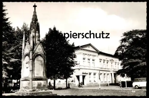 ÄLTERE POSTKARTE AURICH OSTFRIESLAND PIQUEURHOF DENKMAL HOTEL Hof Ansichtskarte AK cpa postcard