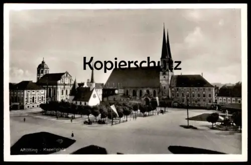 ALTE POSTKARTE ALTÖTTING KAPELLPLATZ BAYERN cpa postcard Ansichtskarte AK Altoetting