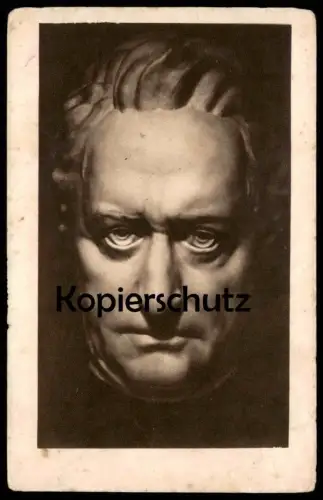 ALTE AK PORTRÄT JOHANN WOLFGANG GOETHE ABBILDUNGEN V. PLASTIKEN HANS H. BUSSE INSTITUT F. GRAPHOLOGIE MÜNCHEN Poet Poète