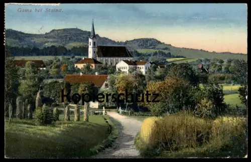 ALTE POSTKARTE GAMS BEI STAINZ STEIERMARK PANORAMA Österreich Austria Autriche cpa postcard AK Ansichtskarte