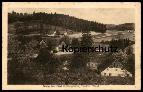 ALTE POSTKARTE NOLLE BEI BAD ROTHENFELDE TEUTOBURGER WALD vom Petersbrink Haus Bauernhaus farmhouse Dissen Ansichtskarte