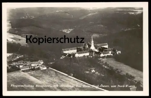 ALTE POSTKARTE STIFT ALTENBURG BEZIRK HORN FLIEGERAUFNAHME VON NORD-WESTEN LUFTBILD Österreich Austria Autriche cpa AK