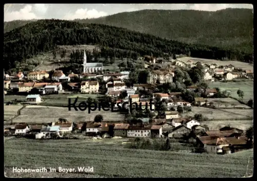 ÄLTERE POSTKARTE HOHENWARTH IM BAYERISCHEN WALD rückseitig Stempel Gasthof Paul Mühlbauer Gasthof cpa Ansichtskarte AK