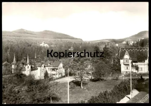 ÄLTERE POSTKARTE SCHIERKE HARZ BLICK VOM HOTEL HEINRICH HEINE AK Ansichtskarte cpa postcard