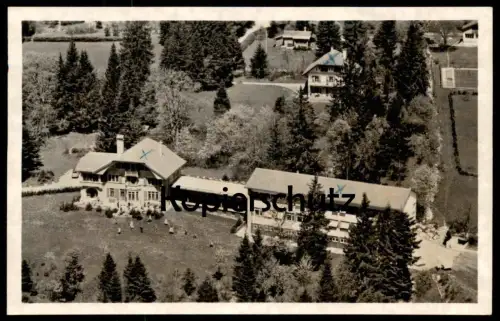 ALTE POSTKARTE CHAUMONT NEUCHATEL BASLER KINDERHEIM FLIEGERAUFNAHME children's home foyer d'enfants Basel Schweiz Suisse