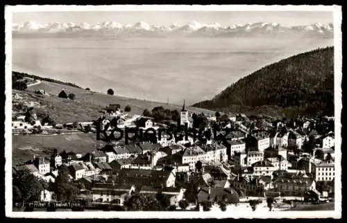 ALTE POSTKARTE ST. CROIX ET LES ALPES PANORAMA Ste. Croix le Alps Vaud Waadt Pro Patria St. Jakob an der Birs 1944 AK