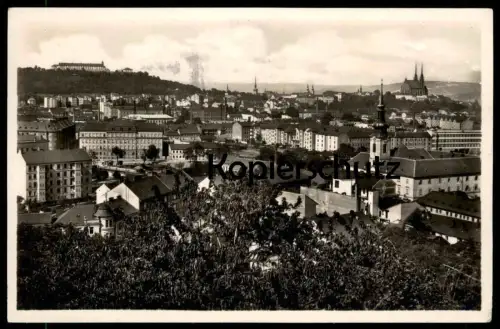ALTE POSTKARTE BRÜNN TOTALE BRNO Total View Totalansicht Celkovy pohled vue entière Czechoslovakia Czech Republic Mähren