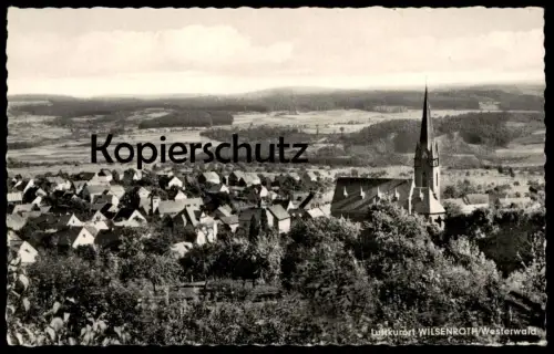 ÄLTERE POSTKARTE LUFTKURORT WILSENROTH WESTERWALD PANORAMA Stempel Spende Wilsenroth Dornburg Ansichtskarte AK postcard