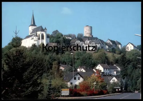 ÄLTERE POSTKARTE REIFFERSCHEID EIFEL HELLENTHAL HINWEISSCHILD SOLDATENFRIEDHOF SOWIE OBERREIFFERSCHEID AK Ansichtskarte