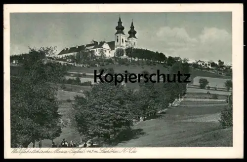 ALTE POSTKARTE WALLFAHRTSKIRCHE MARIA TAFERL NIEDER-ÖSTERREICH Kirche church Austria Autriche Ansichtskarte cpa postcard