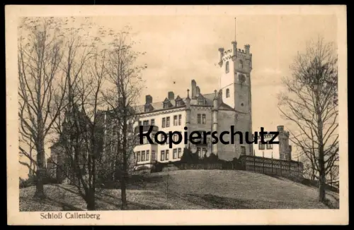 ALTE POSTKARTE SCHLOSS CALLENBERG BEIERSDORF COBURG castle chateau cpa postcard AK Ansichtskarte Bayern Bavaria Bavière