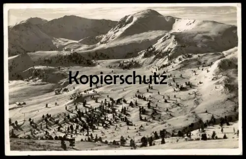 ALTE POSTKARTE SEETALERALPEN SEETALERHÜTTE ZIRBITZKOGEL Seetaler Alpen Wolfsberg Kärnten Österreich Austria postcard