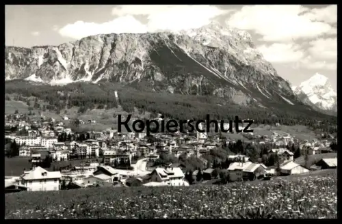 ALTE POSTKARTE CORTINA D'AMPEZZO 1224 m FALORIA SORAPIS ANTELAO d'Anpezo Dolomiti Italia Italy postcard Ansichtskarte