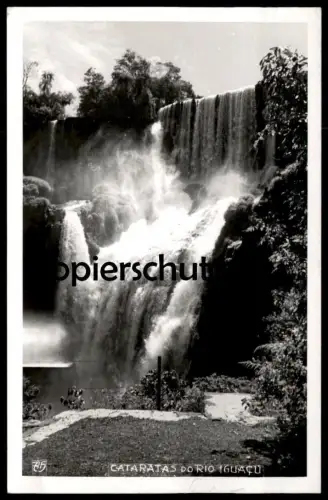 ALTE POSTKARTE CATARATAS DO RIO IGUACU Argentinien Brasilien Argentina L'Argentine Brazil Le Brézil Wasserfall waterfall